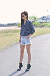 Denim Dots