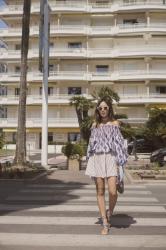 Off The Shoulder Top in Cannes