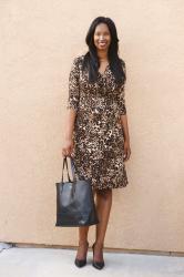 Animal Print Dress