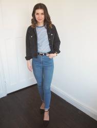 Outfit // Topshop Moto Denim Jacket