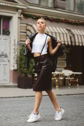 CASUAL LADY IN VILNIUS