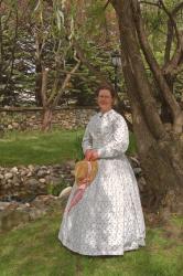 Civil War Series • Part I • Sarah's Blue Stripe Dress