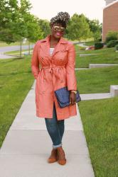 Snowman Trench Coat