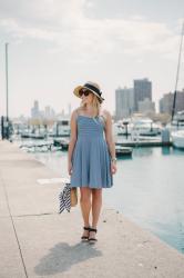 Gingham Dress at Belmont Harbor