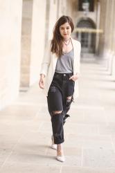 Ripped jeans – Elodie in Paris