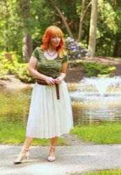 Tulle Skirt & Camo Tee Shirt: The Big Day