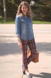 How to Wear Plaid Pants 