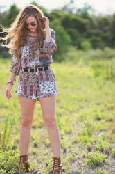 Little Pattern Romper