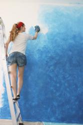 {Home}: DIY Ombre Wall Tutorial