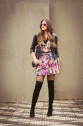 Watercolor Garden – Vestido Rosa Floral