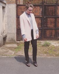 Je vous présente ma veste rose pastel, parfaite pour être tendance !