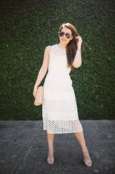 White Midi Dress