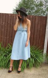 #OOTD GAP DENIM DRESS