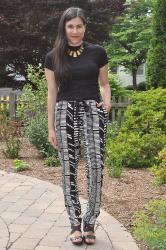{outfit} Delayed Gratification - Proenza Schouler Printed Pants