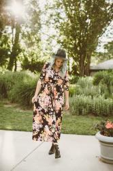 THE NURSING FRIENDLY FLORAL DRESS