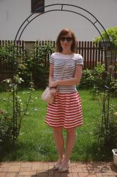 Outfit: Stripes on stripes