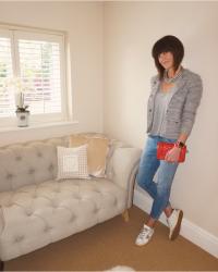 OOTD - Keeping It Simple Denim & Soft Grey