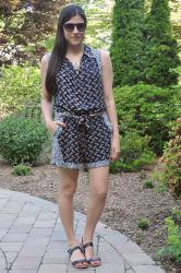{outfit} Double Printed Romper