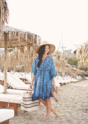 Pretty Printed Caftan in Platis Gialos