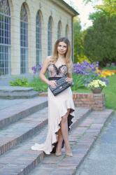 EVENING DRESS || stylizacja elegancka z wieczorową suknią