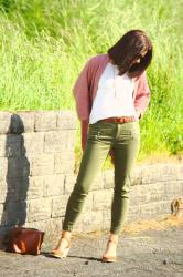 Blush with Khaki and Tan ( & #Passion4Fashion Linkup)