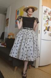 The most beautiful circle skirt I own