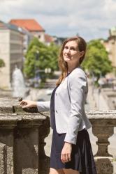 Outfit: Prinzregentenstraße | Ted Baker Blazer, European Culture Kleid