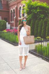 Crochet Midi Dress