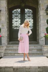 Pleated and Pink