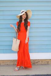 The perfect Summer Maxi Dress with New York and Company