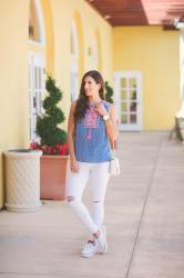 Embroidered Tank Top