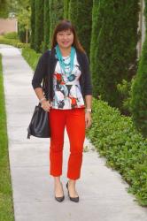 Throw Back Thursday Fashion Link Up: Poppy Red Pants