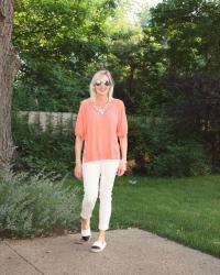 Coral + White & TFF Linkup!