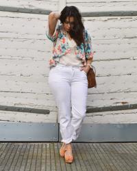 ❤ #Look: White & Flowred