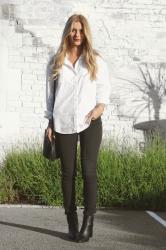 THE FAVOURITE COMBO | WHITE SHIRT & BLACK JEANS