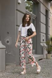 Rose Culottes and Saint Laurent