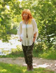 Camo Soft Pants & Sheer Boho Top: Snap Judgment