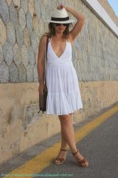 White dress for summer