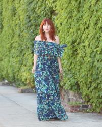 Off The Shoulder Maxi Dress