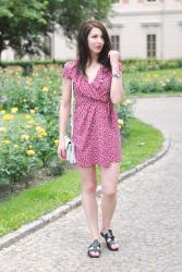 girly wrap dress