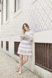 Tiled Walls & Vintage Dresses