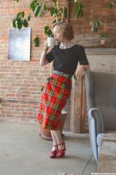 Maasai-Inspired 1950s Skirt