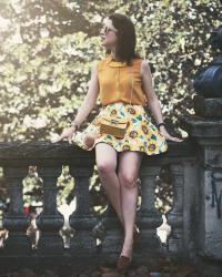 Gonna floreale | Yellow submarine (or sunflower?)