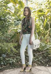 Porter la tendance tropicale: Crop top palmier