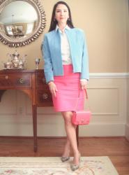 How to Style Bright Pink for Work
