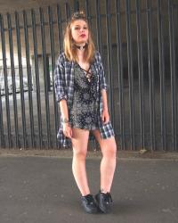 Playsuit 'n Plaid