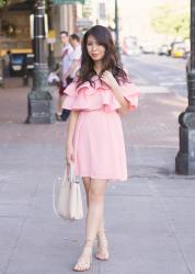 Pink Ruffle Dress