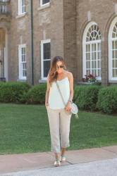 comfiest linen pants + Kate Spade giveaway winner 