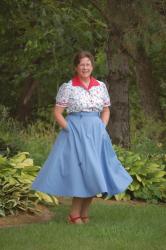 • Red, White & Blue 1950s Separates •