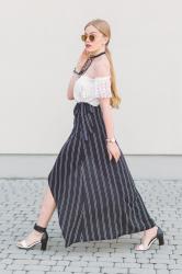 STRIPE SKIRT